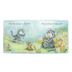 When I Wonder Book and Bashful Grey Kitty Medium